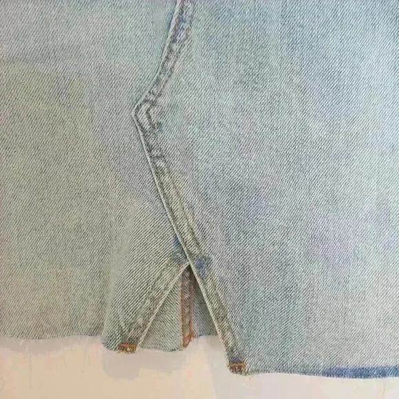 Madewell Rigid Denim A-line Cutout Mini Skirt 23 - Picture 7 of 11